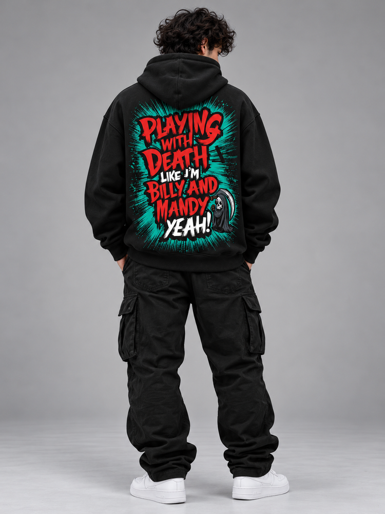 Playing with Death Graphic Hoodie