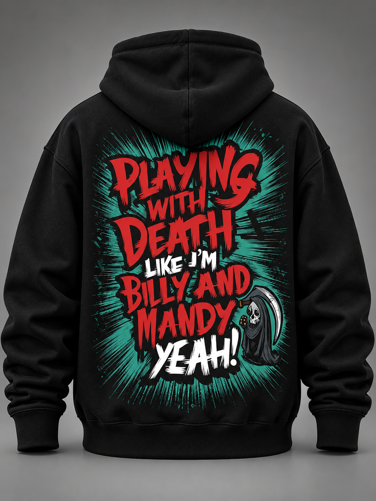 Playing with Death Graphic Hoodie
