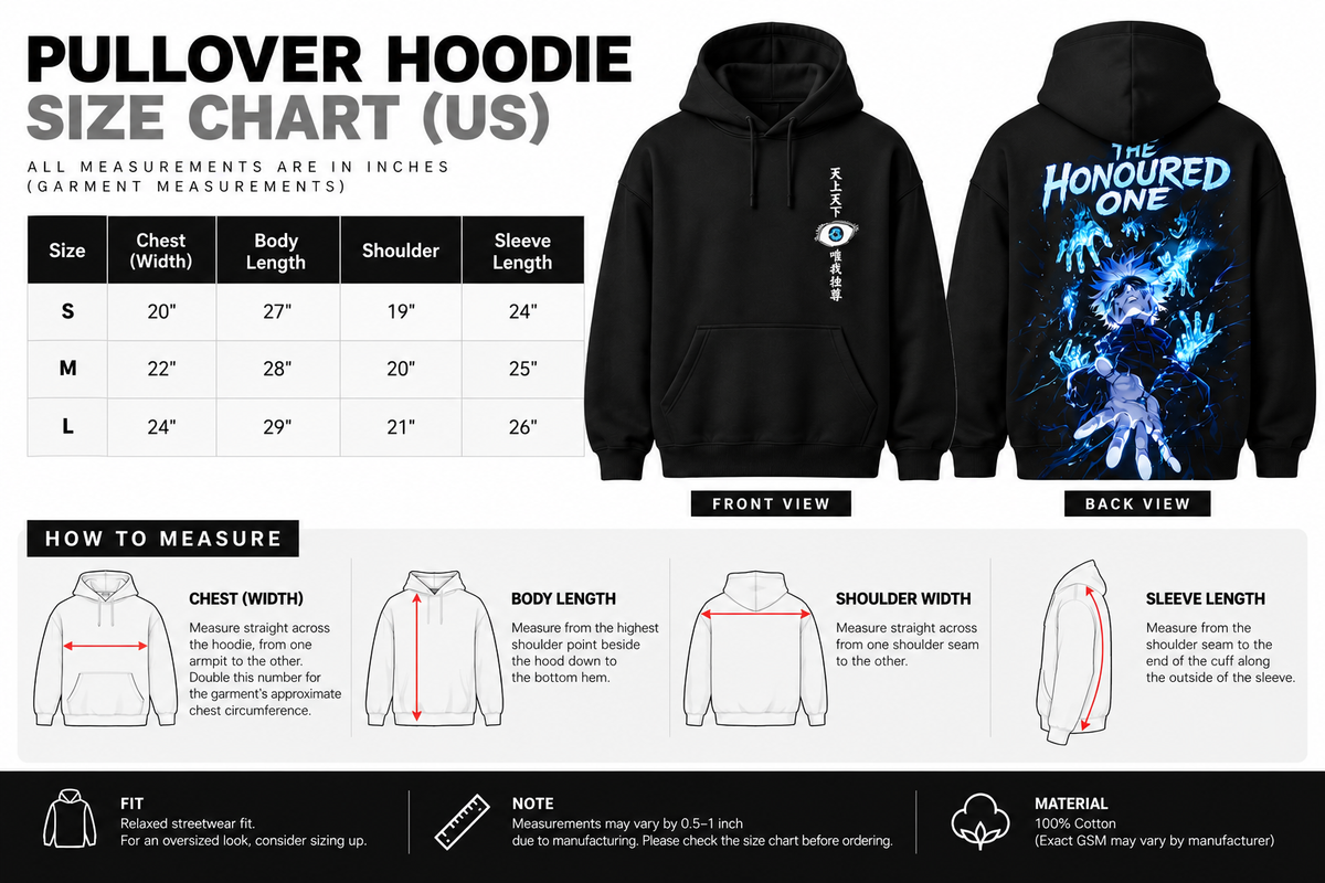 The Honoured One pullover hoodie