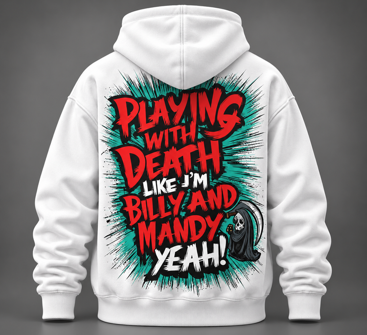 Playing with Death Graphic Hoodie